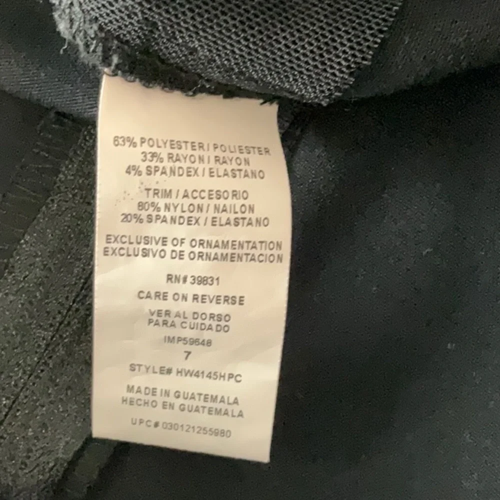 Hollywould Black Pencil Skirt Size 7